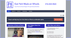 Desktop Screenshot of eastyorkmealsonwheels.org