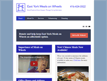 Tablet Screenshot of eastyorkmealsonwheels.org